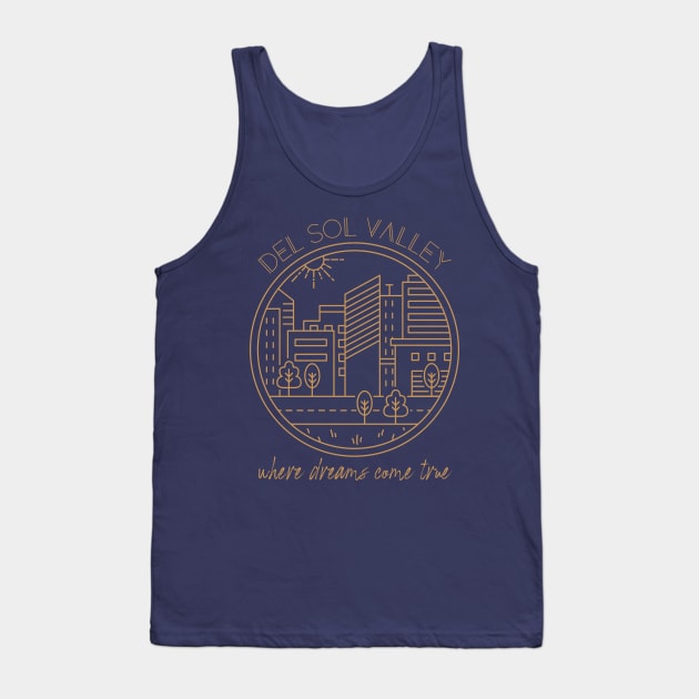 Del Sol Valley Tank Top by Slightly Unhinged